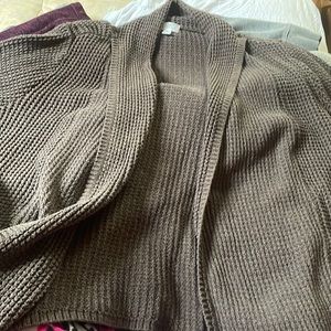 Brown cardigan xxl market spruce